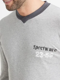 Homme Pyjama en maille pur coton