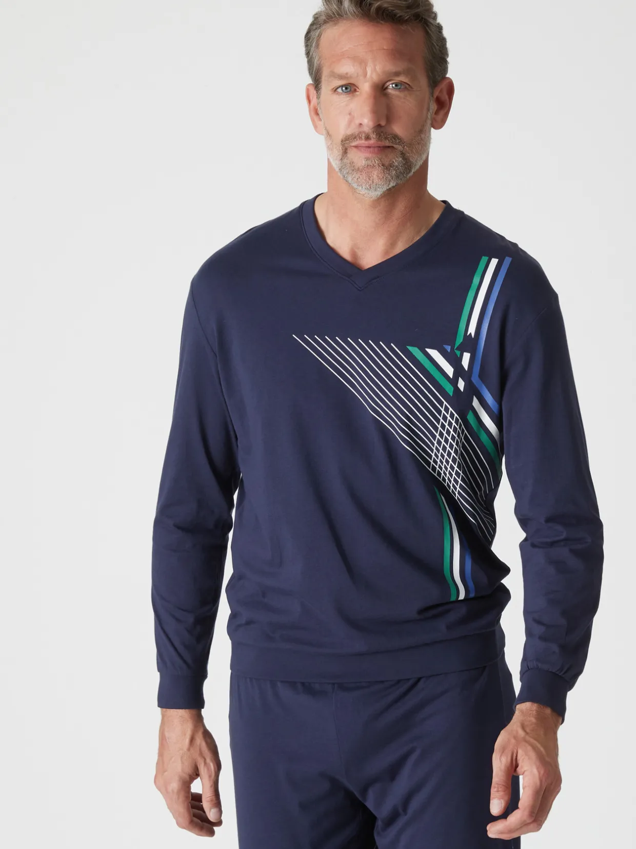Homme Daxon Pyjama maille jersey pur coton