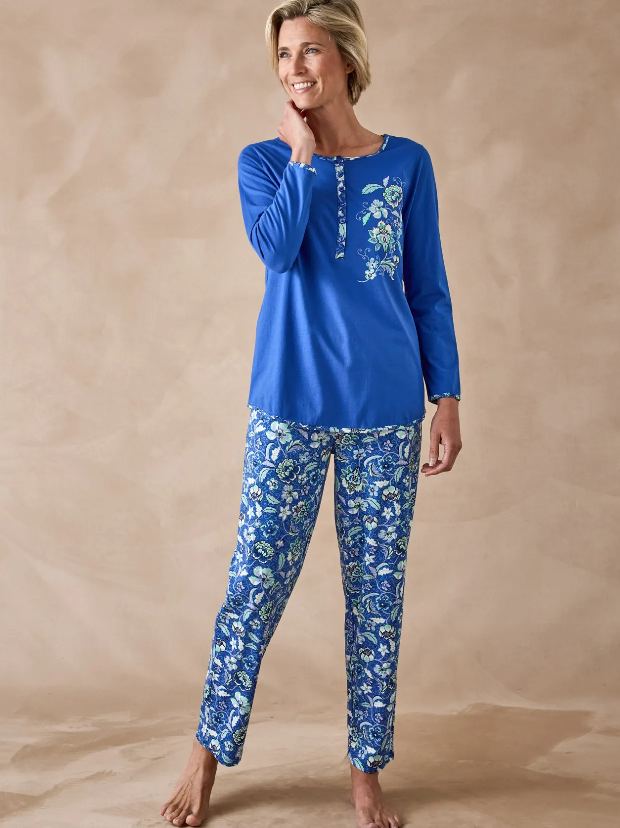 Daxon Pyjama maille pur coton