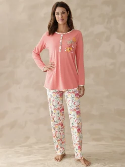 Daxon Pyjama manches longues jersey pur coton