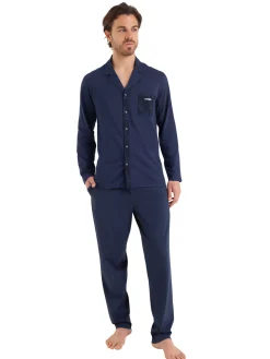 Homme Athéna Pyjama uni en jersey pur coton