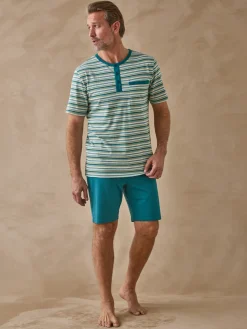 Homme Daxon Pyjashort en maille jersey pur coton