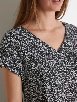 Femme Daxon Robe 3 trous tissu fluide