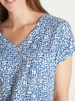 Femme Daxon Robe 3 trous tissu fluide