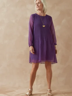 Femme Daxon Robe au plissé permanent