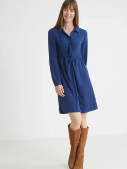 Femme Daxon Robe chemisier en maille