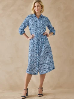 Femme Daxon Robe chemisier manches longues