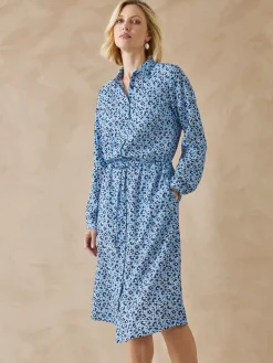 Femme Daxon Robe chemisier manches longues