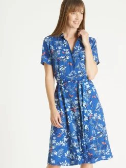 Femme Daxon Robe chemisier toute boutonnée