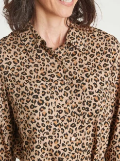 Femme Daxon Robe chemisier toute boutonnée