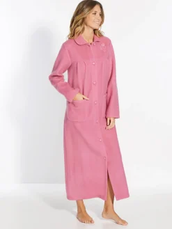 Daxon Robe de chambre col Claudine courtelle