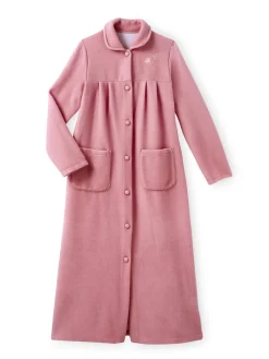 Daxon Robe de chambre col Claudine courtelle