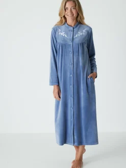 Daxon Robe de chambre en maille velours