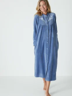 Daxon Robe de chambre en maille velours