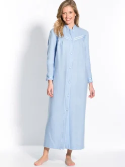 Daxon Robe de chambre molleton courtelle