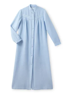 Daxon Robe de chambre molleton courtelle
