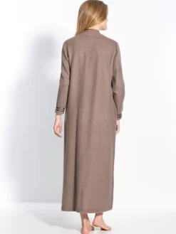 Daxon Robe de chambre molleton courtelle