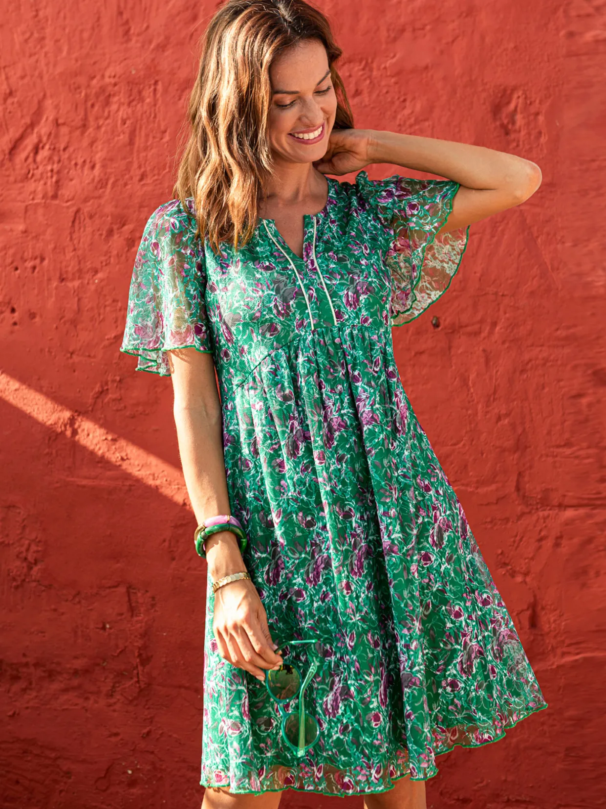 Femme Daxon Robe en dentelle