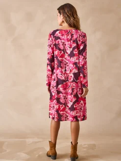 Femme Daxon Robe en maille crêpe