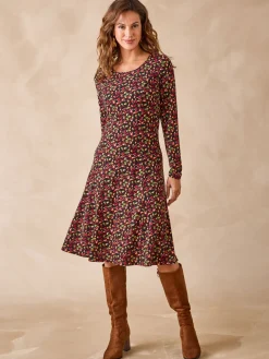 Femme Daxon Robe en maille fluide