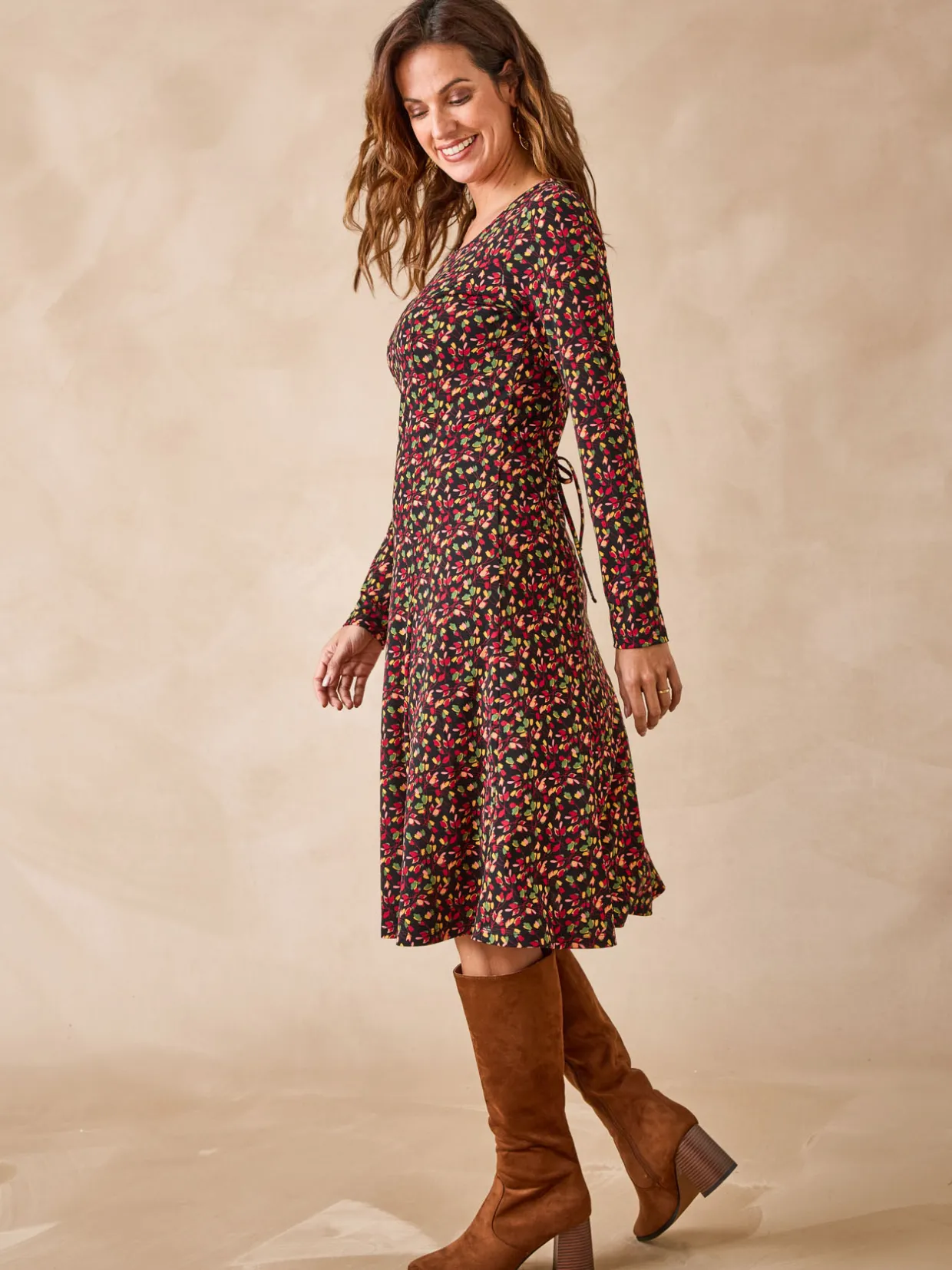 Femme Daxon Robe en maille fluide