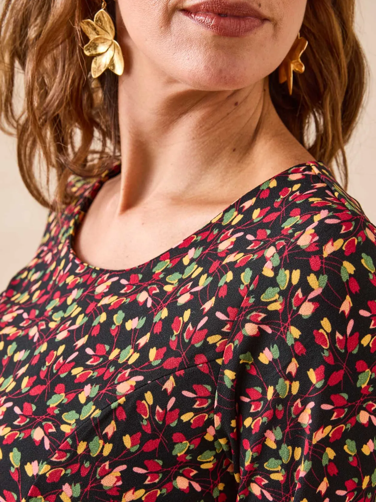 Femme Daxon Robe en maille fluide