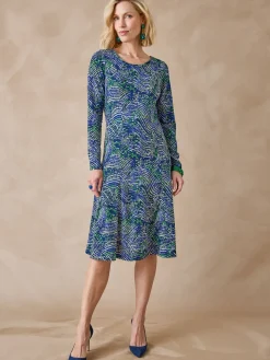 Femme Daxon Robe en maille fluide