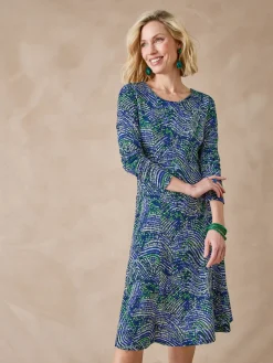 Femme Daxon Robe en maille fluide