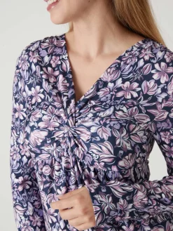 Femme Daxon Robe en maille légère fluide