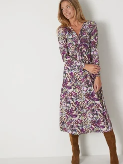 Femme Daxon Robe en maille légère fluide