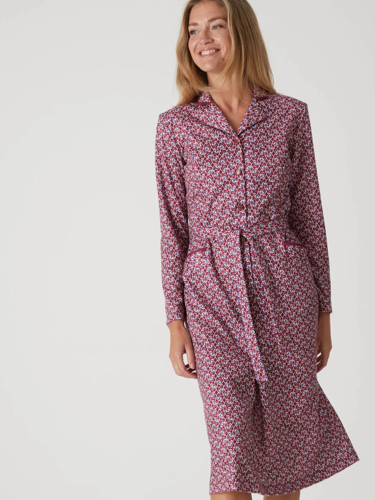 Femme Daxon Robe en maille manches longues