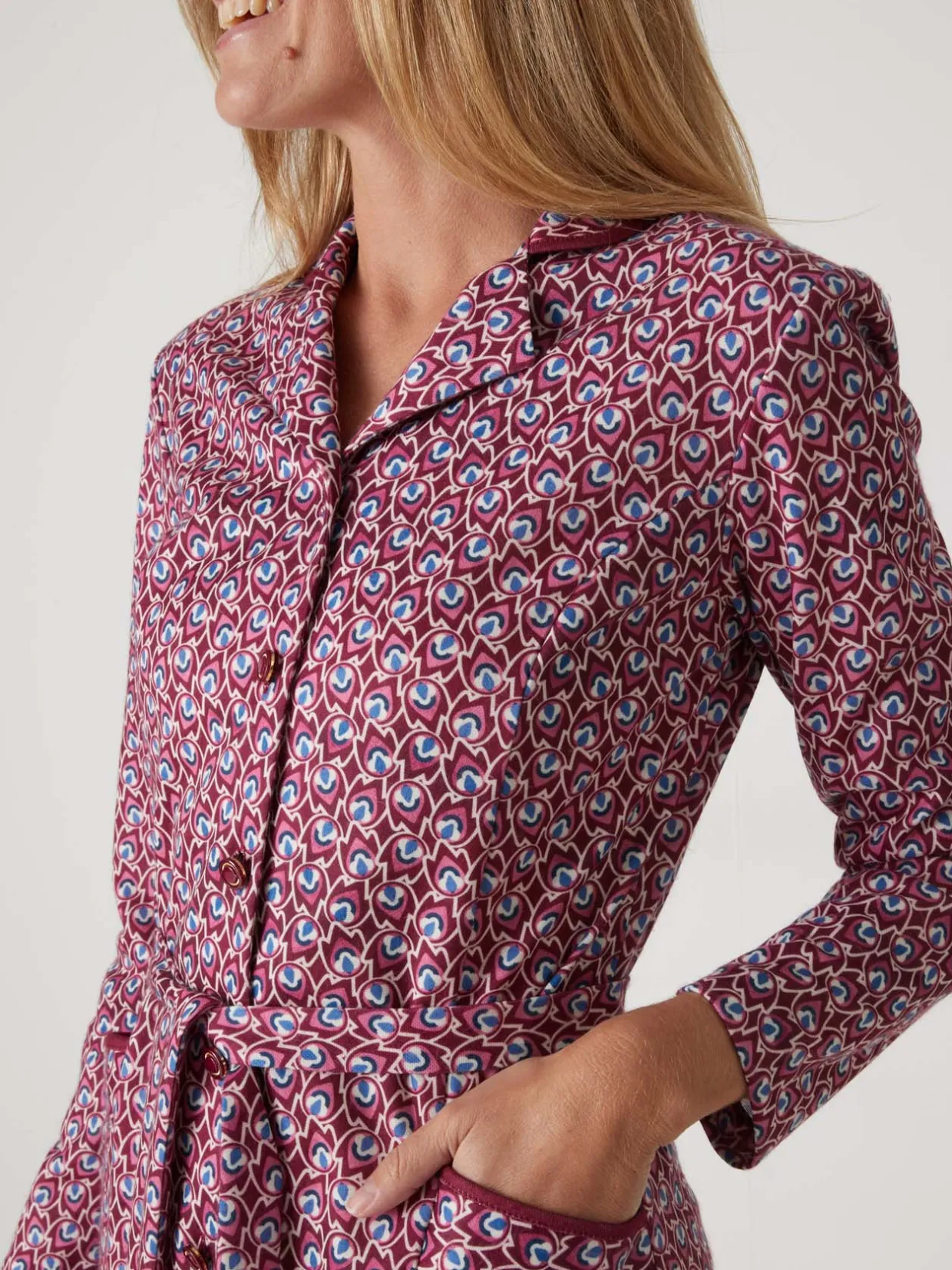 Femme Daxon Robe en maille manches longues