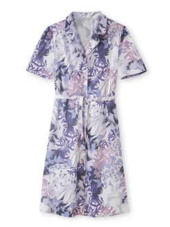 Femme Daxon Robe en maille toute boutonnée