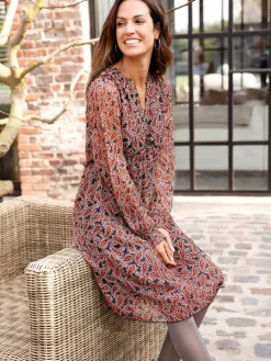 Femme Daxon Robe en voile doublé