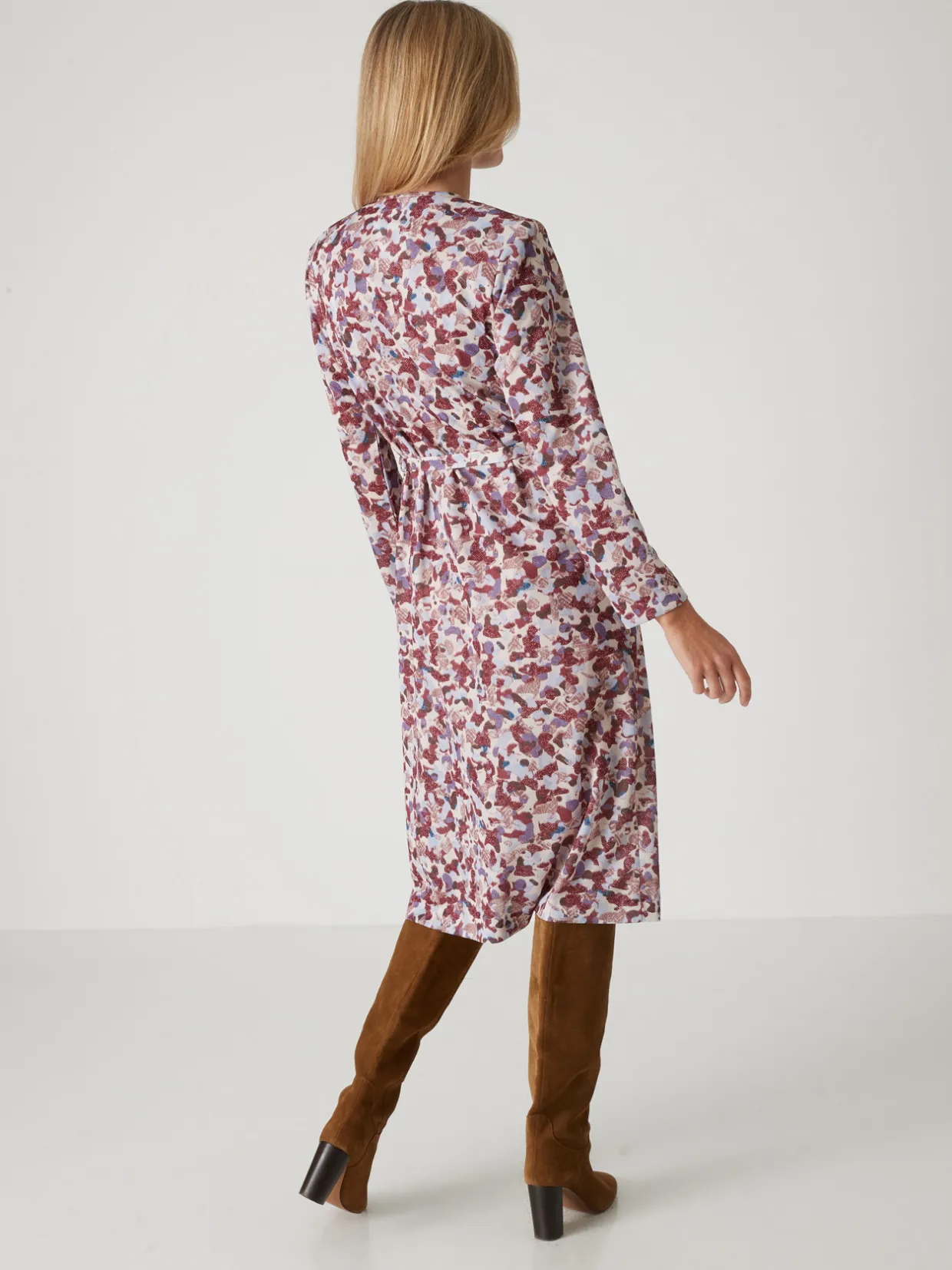 Femme Daxon Robe encolure coeur en maille