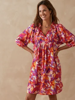 Femme Daxon Robe encolure tunisienne volantée