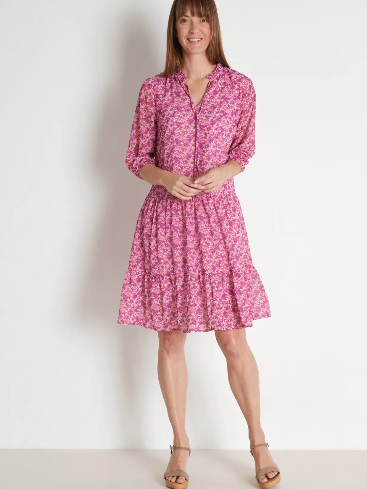 Femme Daxon Robe fluide à volants