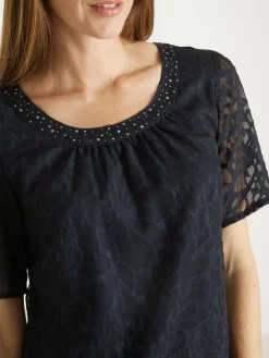 Femme Daxon Robe housse cérémonie effet dentelle