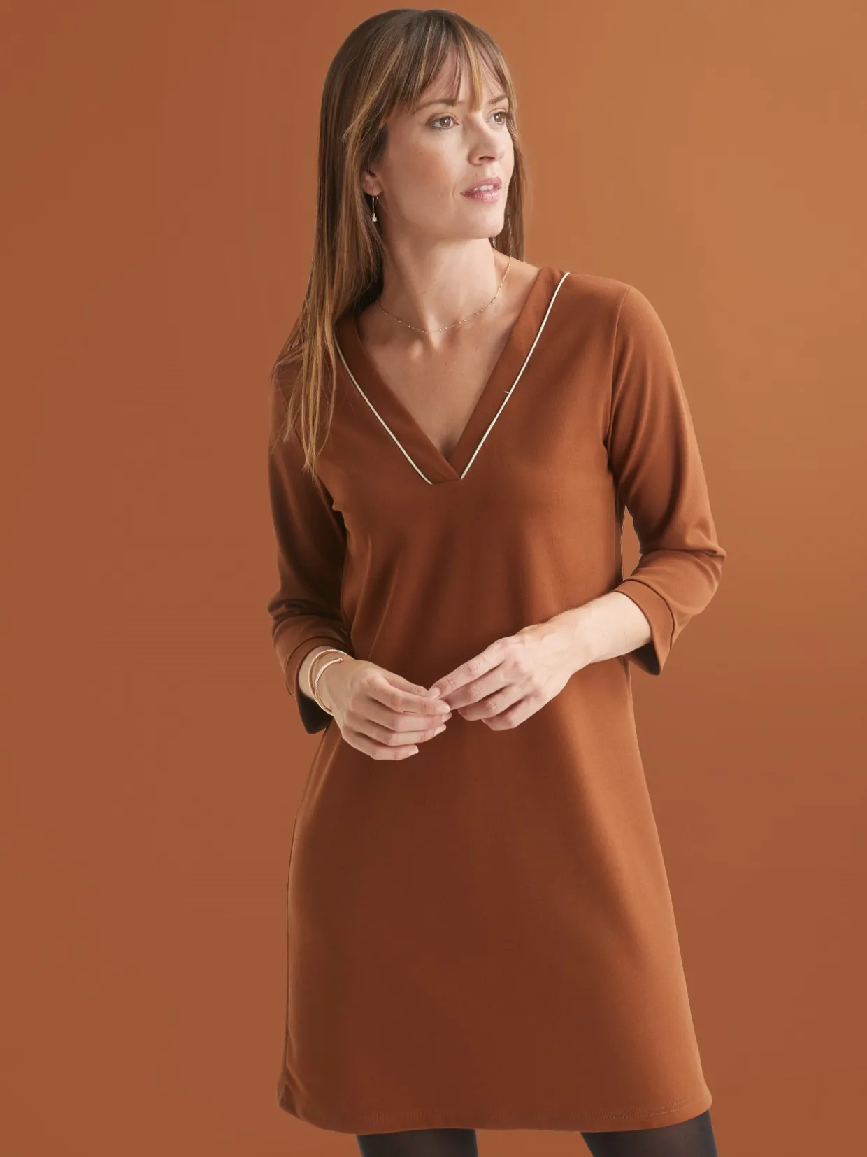 Femme Daxon Robe housse en maille fluide