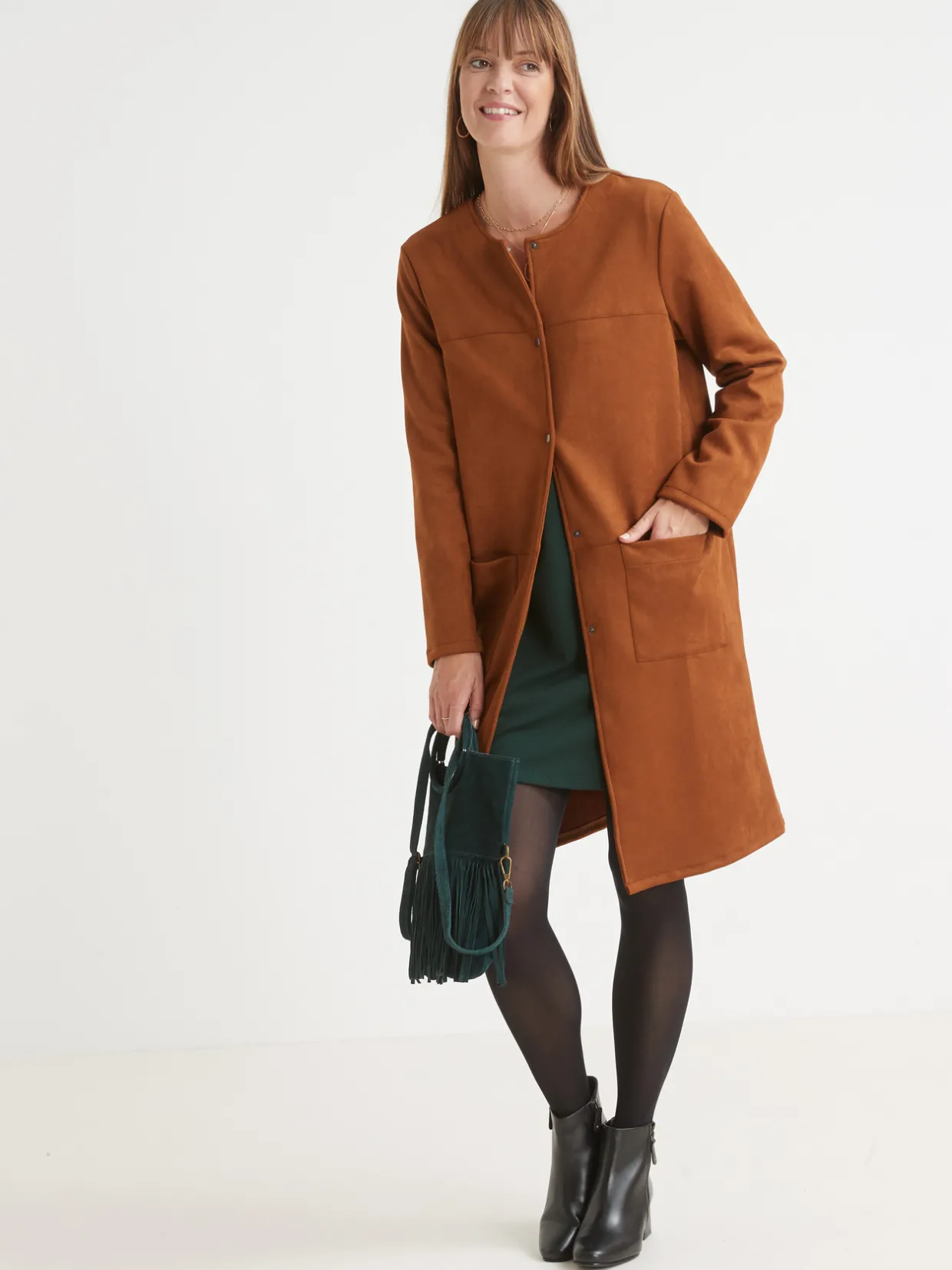 Femme Daxon Robe housse en maille fluide