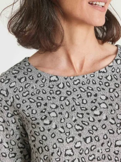 Femme Daxon Robe housse en maille jacquard