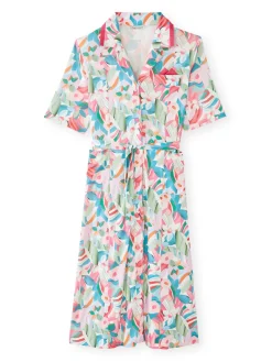 Femme Daxon Robe élégante toute boutonnée