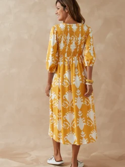 Femme Daxon Robe longue à smocks