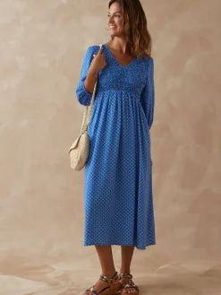 Femme Daxon Robe longue à smocks