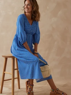 Femme Daxon Robe longue à smocks