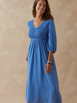 Femme Daxon Robe longue à smocks