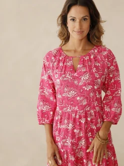 Femme Daxon Robe longue à volants