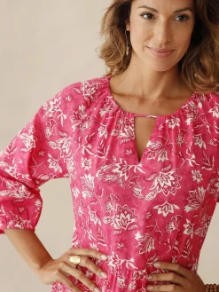 Femme Daxon Robe longue à volants