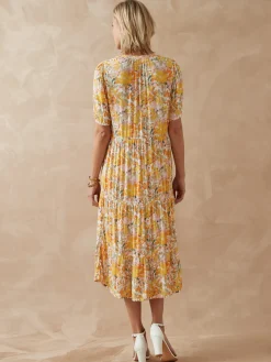 Femme Daxon Robe longue à volants