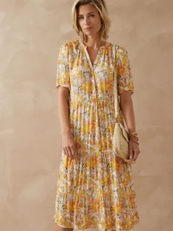 Femme Daxon Robe longue à volants